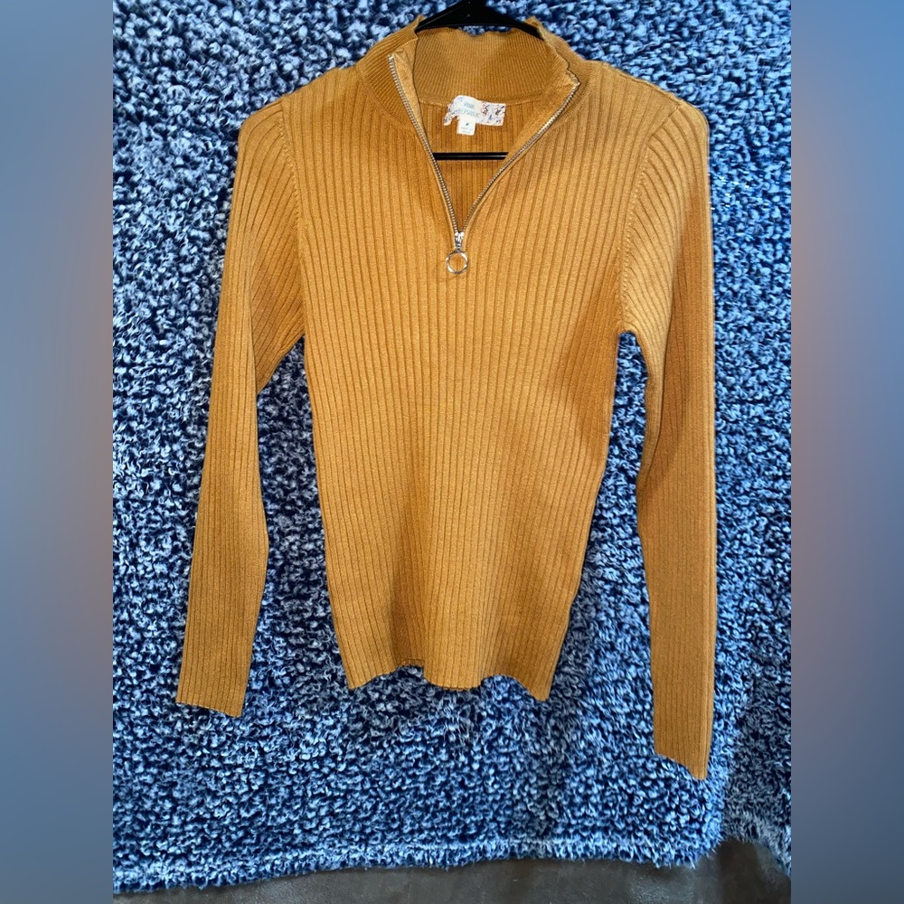 Pink Republic Mustard Medium Sweater